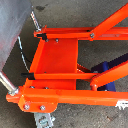 VESTIL POWER CART PORTABLE ELECTRIC SCISSOR LIFT CART 660Lbs WATCHVIDEO FREESHIP