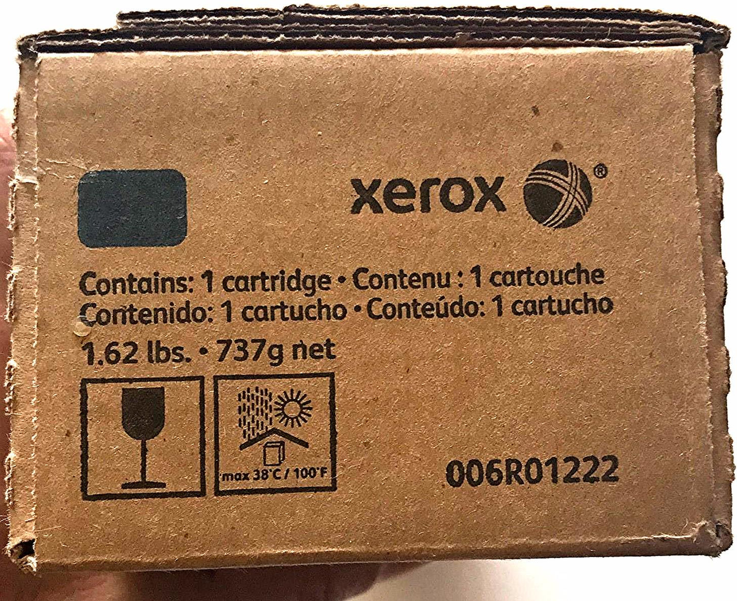 ORIGINAL OEM XEROX CYAN TONER 006R01222 WORKCENTRE 7655 7675 & DocuColor 240 250