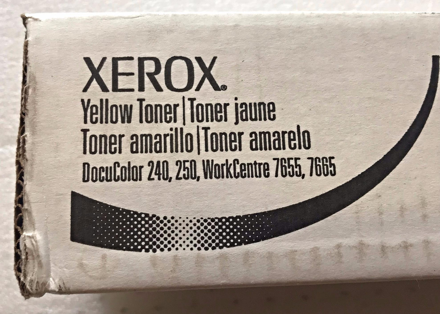 ORIGINAL OEM XEROX YELLOW TONER 006R01220 WORKCENTRE 7655 7675 DocuColor 240 250