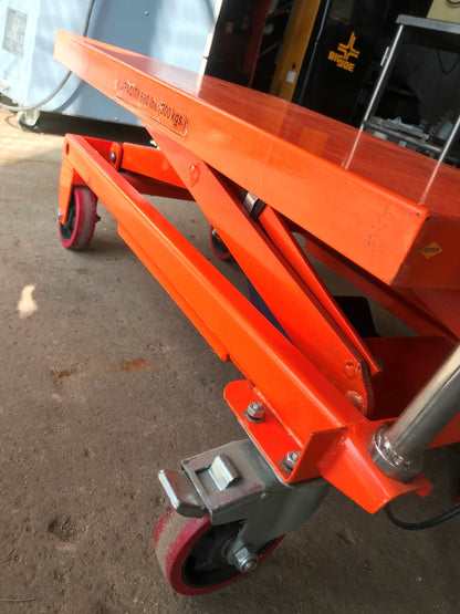 VESTIL™ LA CART PORTABLE ELECTRIC SCISSOR LIFT CART 660Lbs WATCH VIDEO FREE SHIP