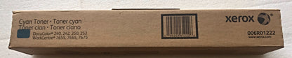 ORIGINAL OEM XEROX CYAN TONER 006R01222 WORKCENTRE 7655 7675 & DocuColor 240 250
