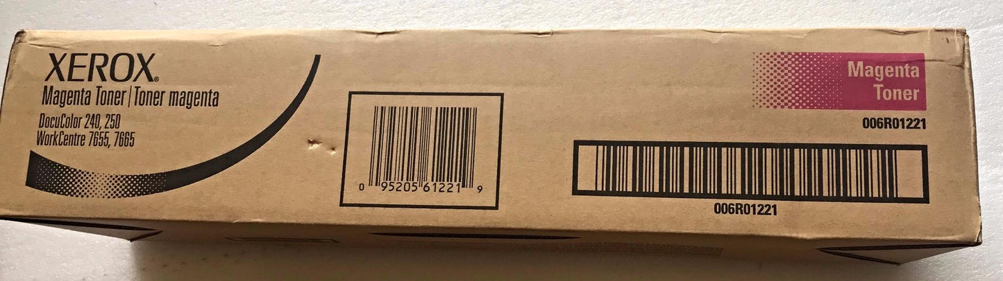 XEROX GENUINE OEM MAGENTA TONER CARTRIDGE 006R01221 WORKCENTRE 7655 & DocuColor