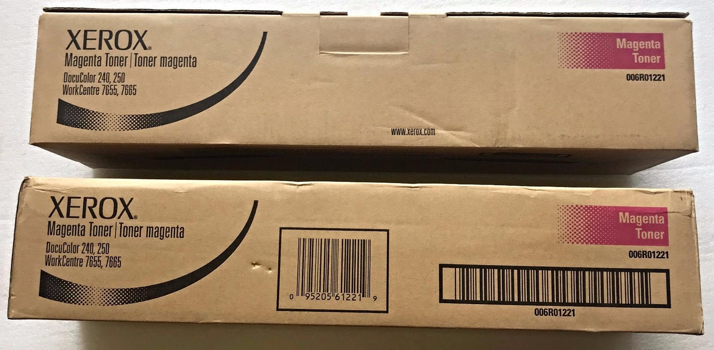 XEROX GENUINE OEM MAGENTA TONER CARTRIDGE 006R01221 WORKCENTRE 7655 & DocuColor