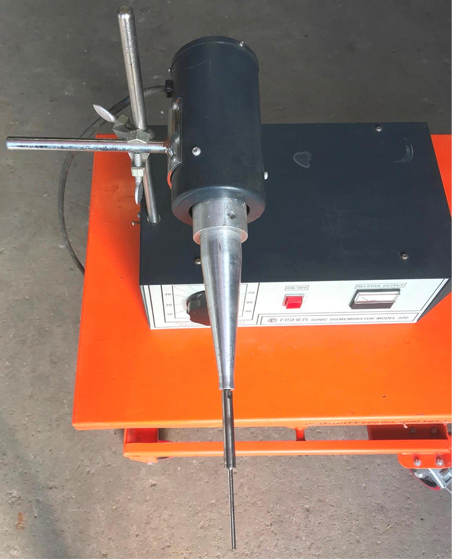 FISHER SONIC DISMEMBRATOR MODEL 300 SONIFIER & 1 PROBE 100% TESTED FREE SHIP