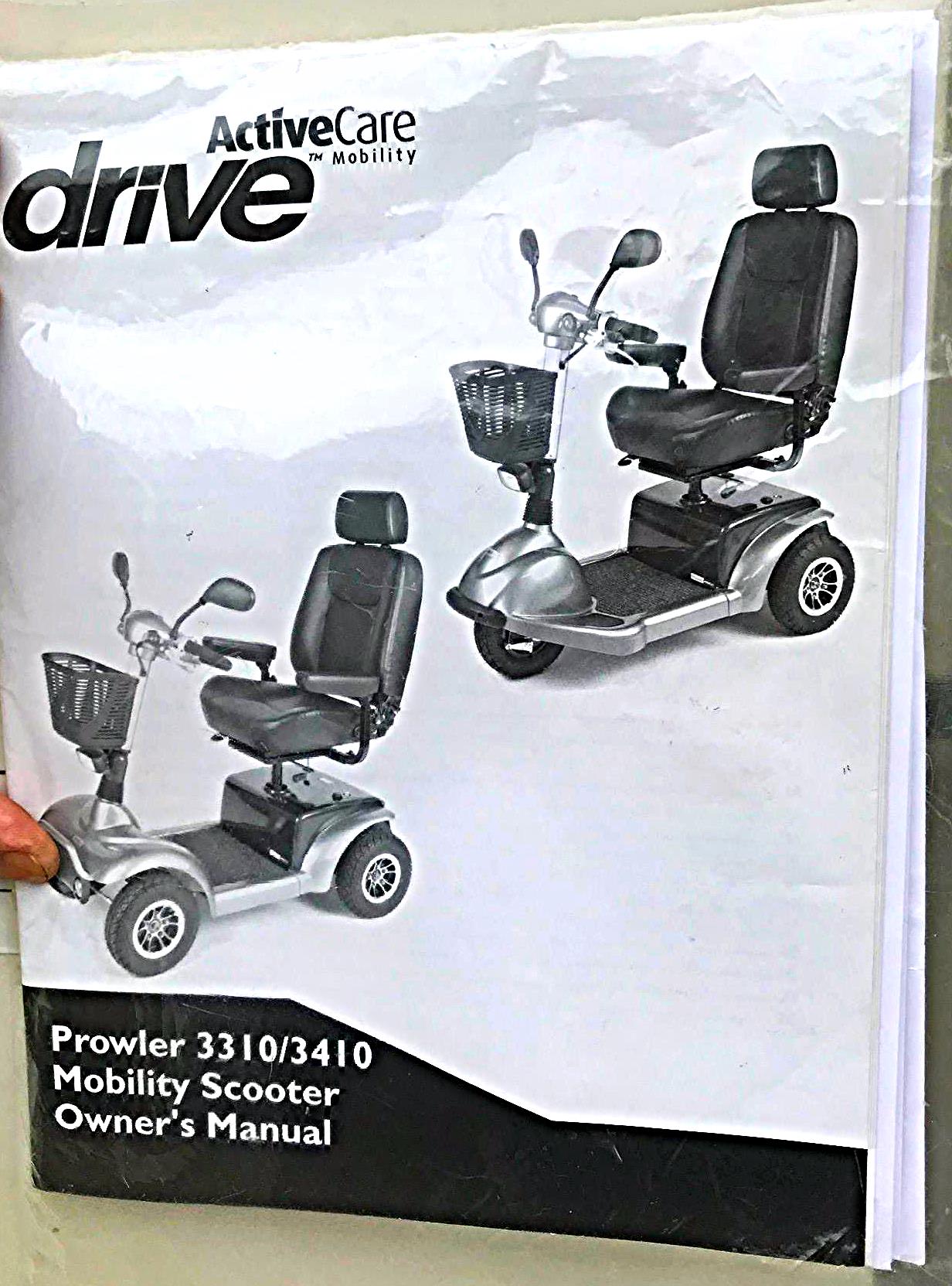 4Wheel ACTIVE CARE MOBILITY SCOOTER PROWLER 3410 Power Supply Manual WATCH VIDEO