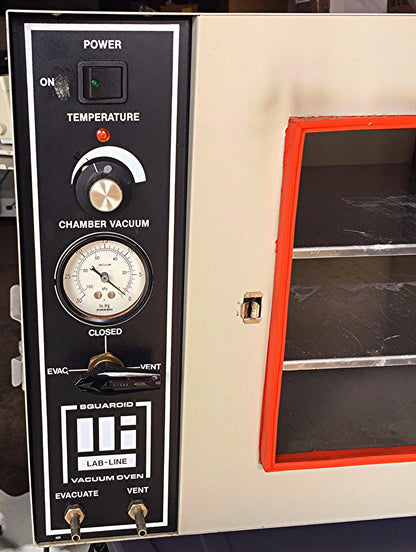 LAB LINE SQUAROID VACUUM OVEN 3608 WORKS PERFECTLY - WE HAVE VACUUM PUMP TOO!!!!