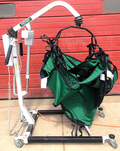 HOYER HPL402 ELECTRIC PATIENT LIFT w/ SLING NEW BATTERY 400lbs CAPACITY FREESHIP
