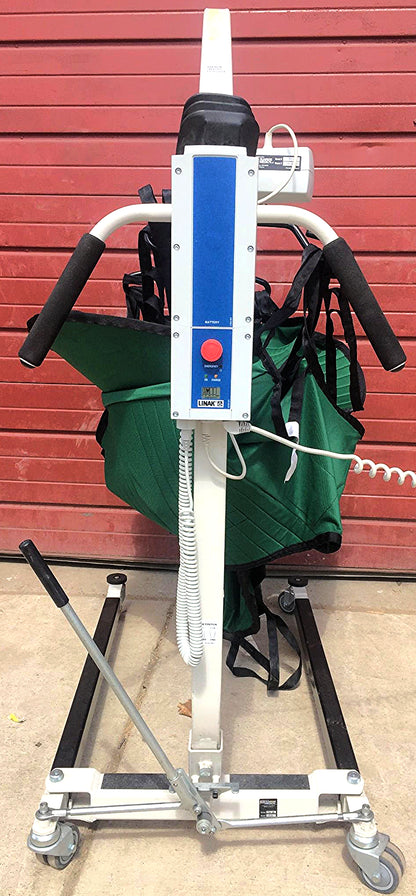 HOYER HPL402 ELECTRIC PATIENT LIFT w/ SLING NEW BATTERY 400lbs CAPACITY FREESHIP