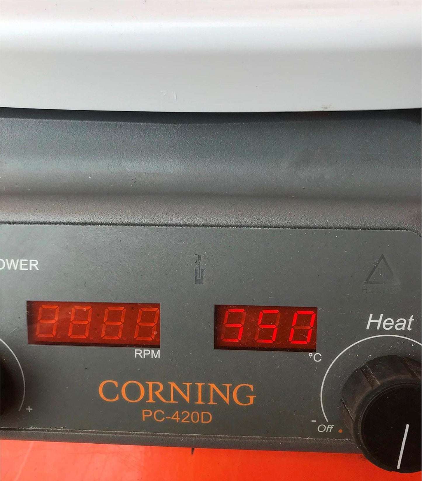 CORNING DIGITAL PC-420D HOTPLATE & MAGNETIC STIRRER 5”x7” 120VAC WATCH VIDEO