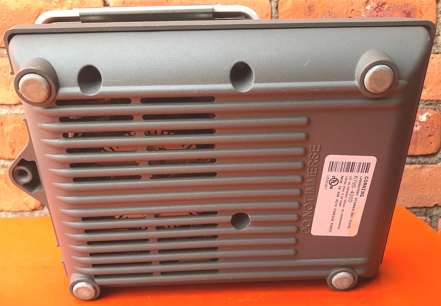 CORNING DIGITAL PC-420D HOTPLATE & MAGNETIC STIRRER 5”x7” 120VAC WATCH VIDEO