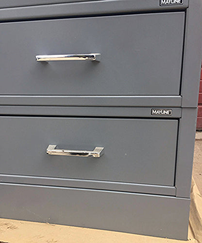 MAYLINE RARE 7 DRAWER STEEL MAP FILE 40W x 28H x 28D w/Base WATCH VIDEO FREESHIP