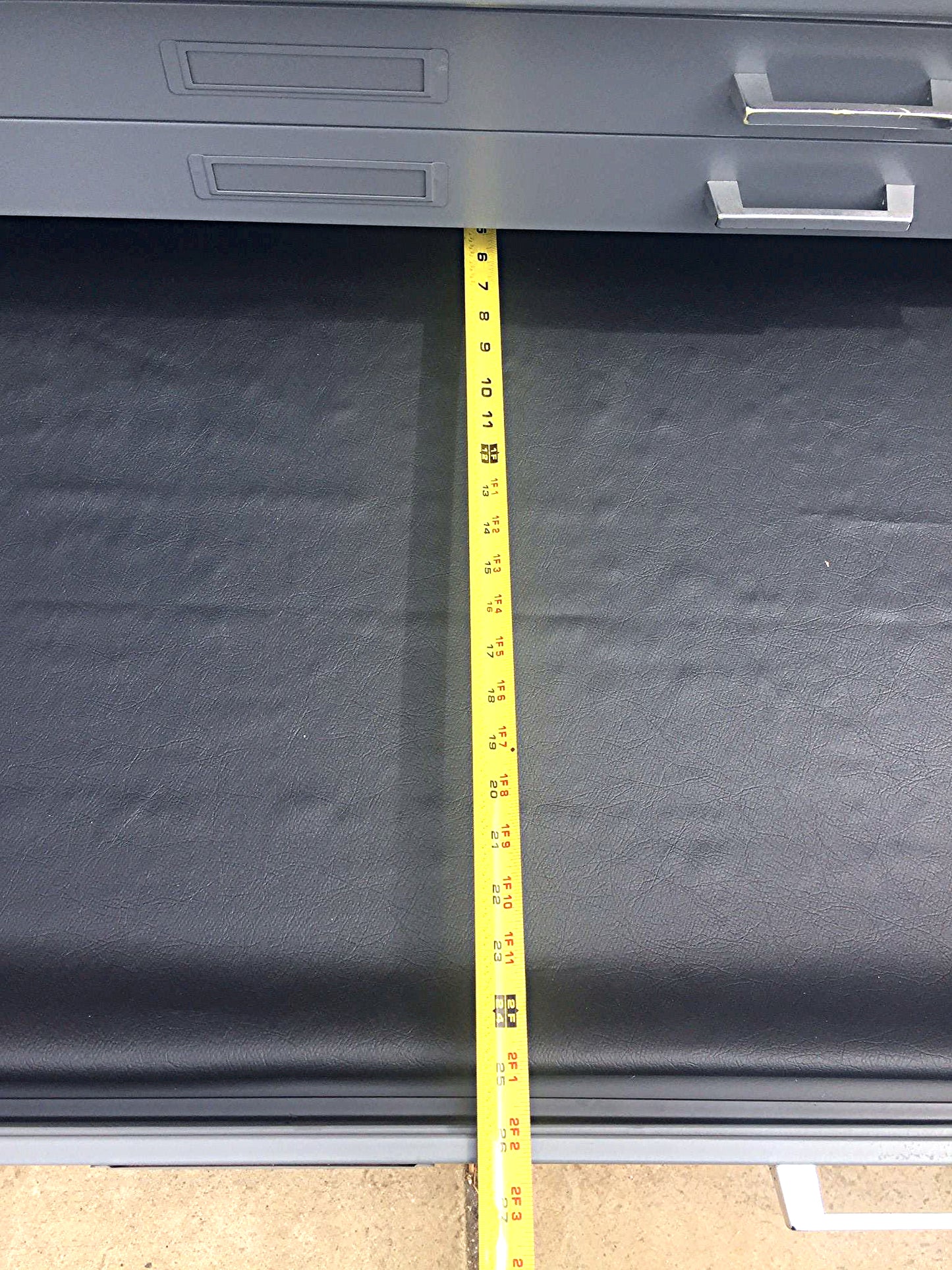 MAYLINE RARE 7 DRAWER STEEL MAP FILE 40W x 28H x 28D w/Base WATCH VIDEO FREESHIP