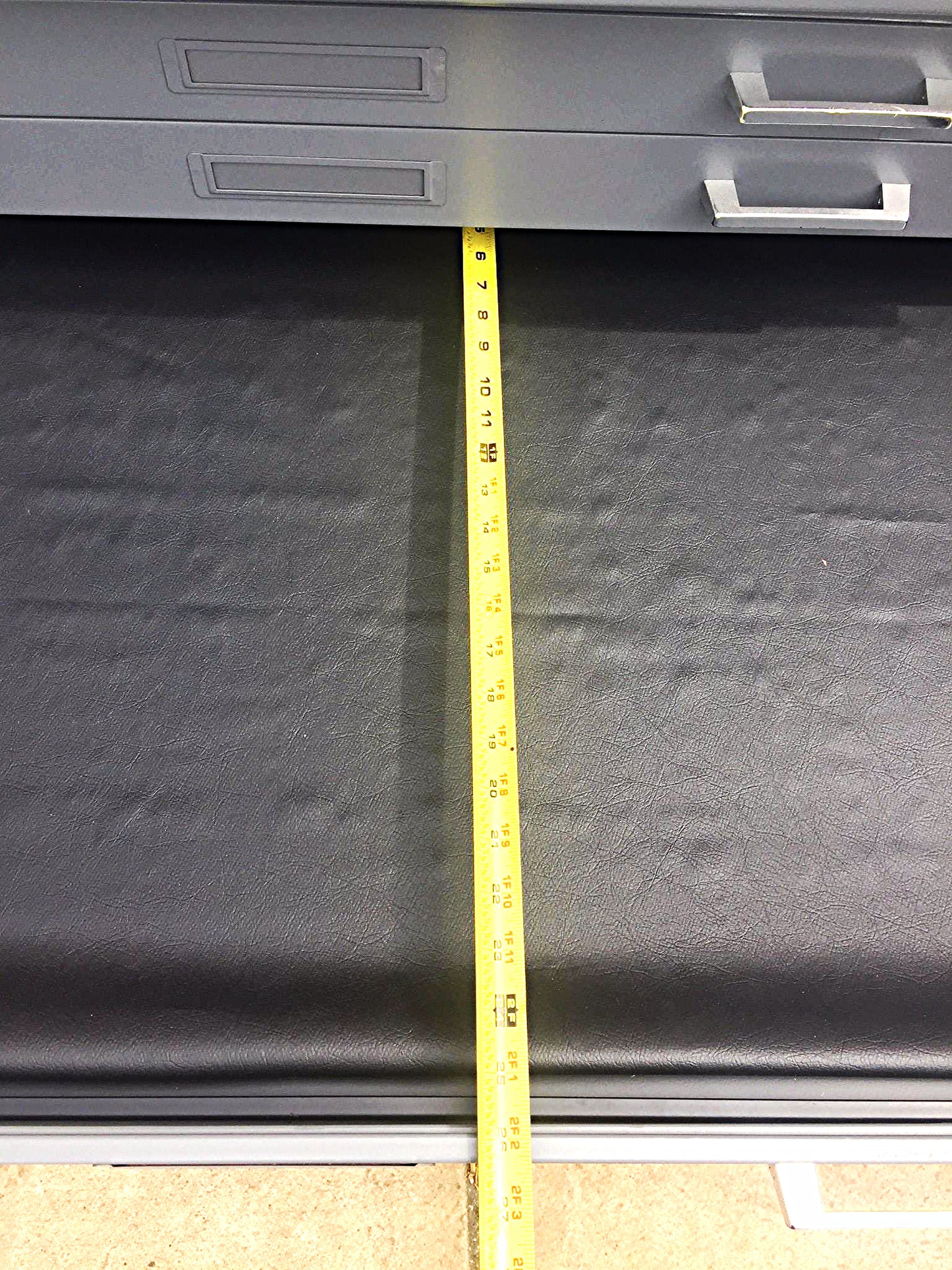 MAYLINE RARE 7 DRAWER STEEL MAP FILE 40W x 28H x 28D w/Base WATCH VIDEO FREESHIP