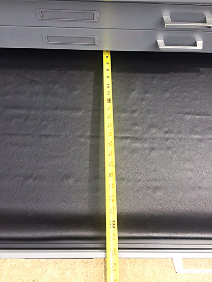 MAYLINE RARE 7 DRAWER STEEL MAP FILE 40W x 28H x 28D w/Base WATCH VIDEO FREESHIP