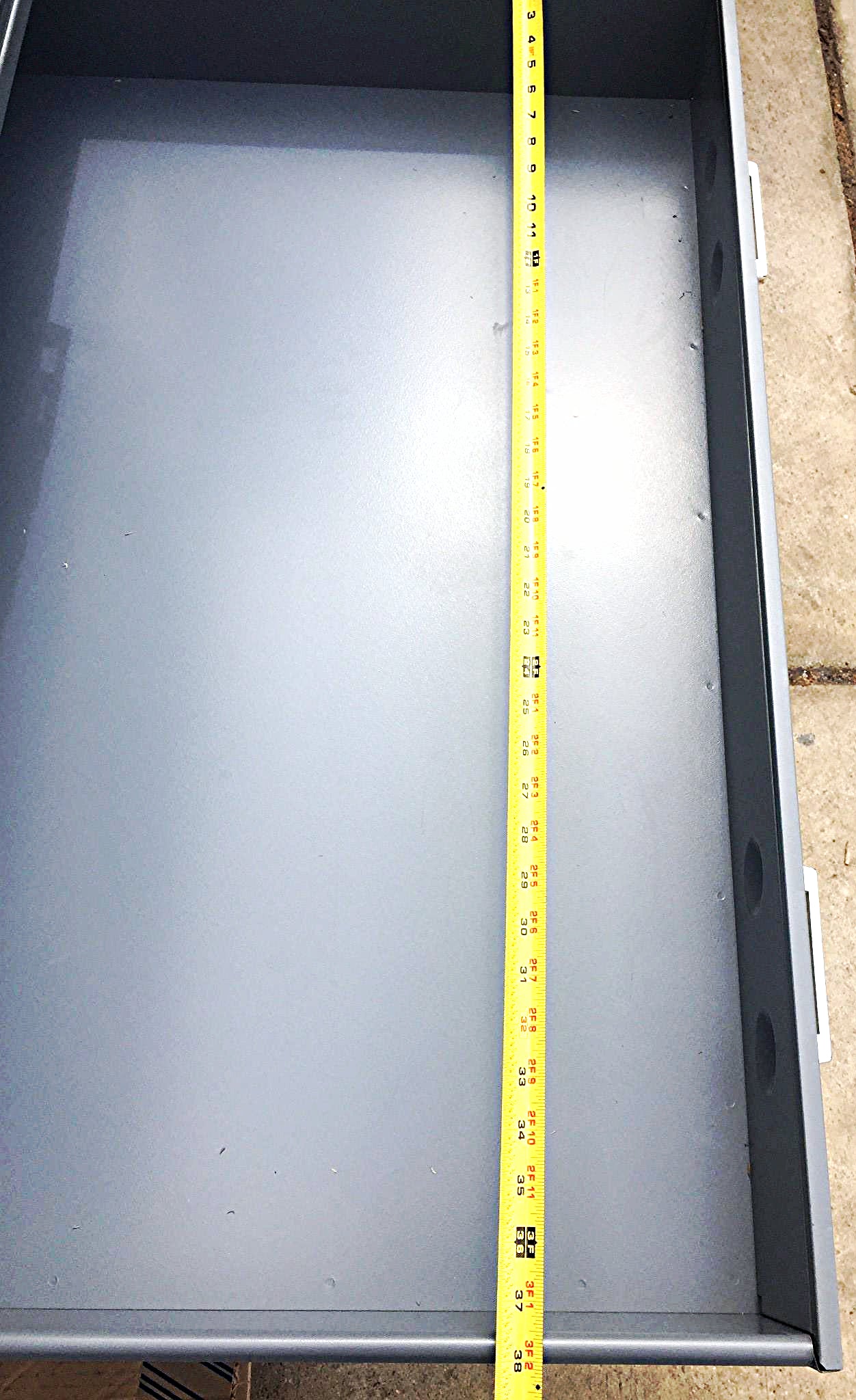 MAYLINE RARE 7 DRAWER STEEL MAP FILE 40W x 28H x 28D w/Base WATCH VIDEO FREESHIP