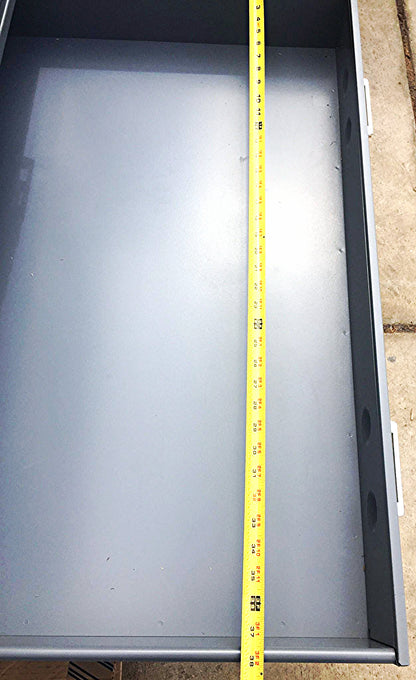 MAYLINE RARE 7 DRAWER STEEL MAP FILE 40W x 28H x 28D w/Base WATCH VIDEO FREESHIP