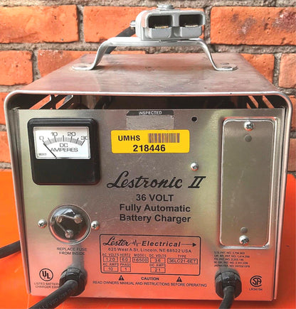 LESTRONIC II 36VOLT BATTERY CHARGER NOBLES TENNANT MINUTEMAN GOLF CART FREE SHIP