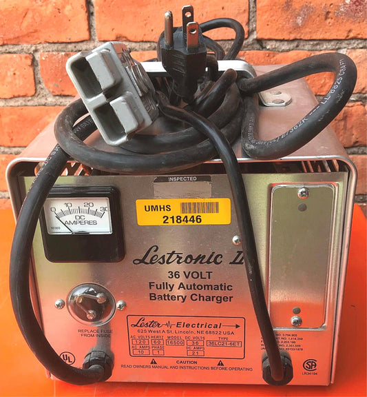 LESTRONIC II 36VOLT BATTERY CHARGER NOBLES TENNANT MINUTEMAN GOLF CART FREE SHIP