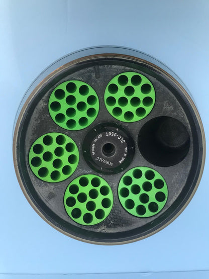 SORVALL SLC-250T FIXED ROTOR with 05 DUPONT 00388 TUBE INSERTS WARRANTY FREESHIP