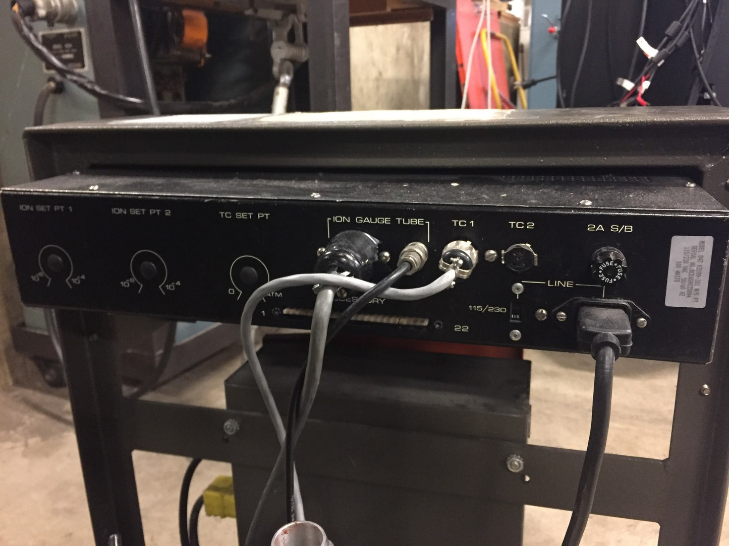 VARIAN VHS-4 DIFFUSION PUMP BFA CRYOSTAT VACUUM IONIZATION 843 SD-300 COLD TRAP