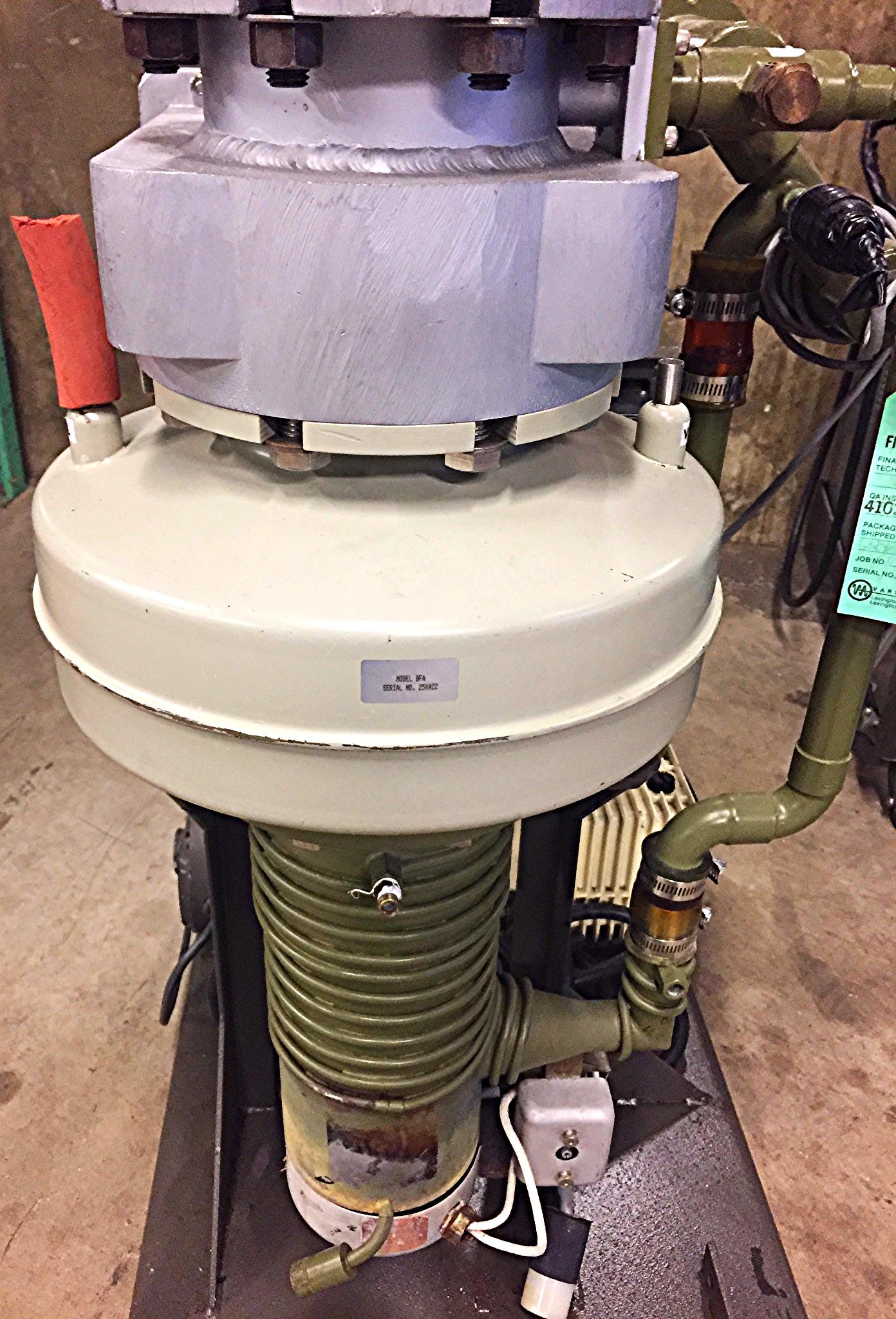 VARIAN VHS-4 DIFFUSION PUMP BFA CRYOSTAT VACUUM IONIZATION 843 SD-300 COLD TRAP