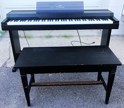 YAMAHA CLAVINOVA CLP-300 DIGITAL PIANO & BENCH WATCH VIDEO FREE SHIP