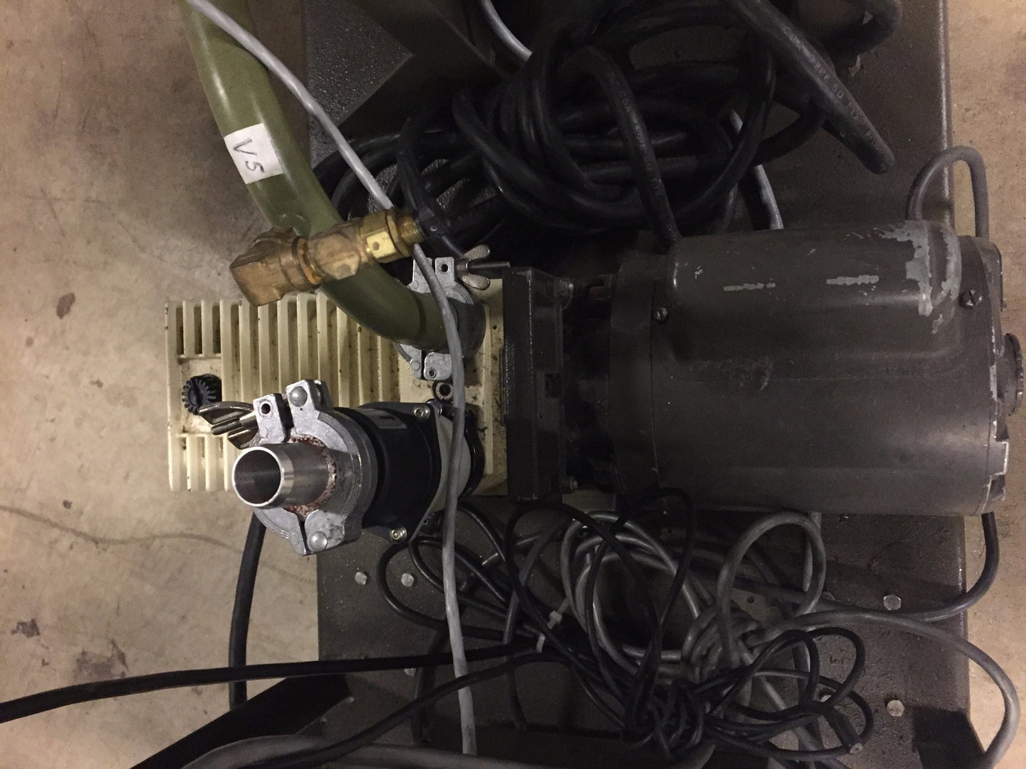 VARIAN VHS-4 DIFFUSION PUMP BFA CRYOSTAT VACUUM IONIZATION 843 SD-300 COLD TRAP