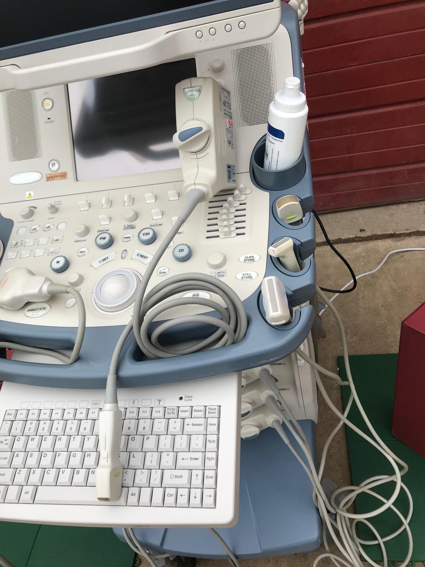 TOSHIBA XARIO XG ULTRASOUND BIOPSY ADAPTOR UAGV-027A UIIA-66IA PROBES WATCHVIDEO