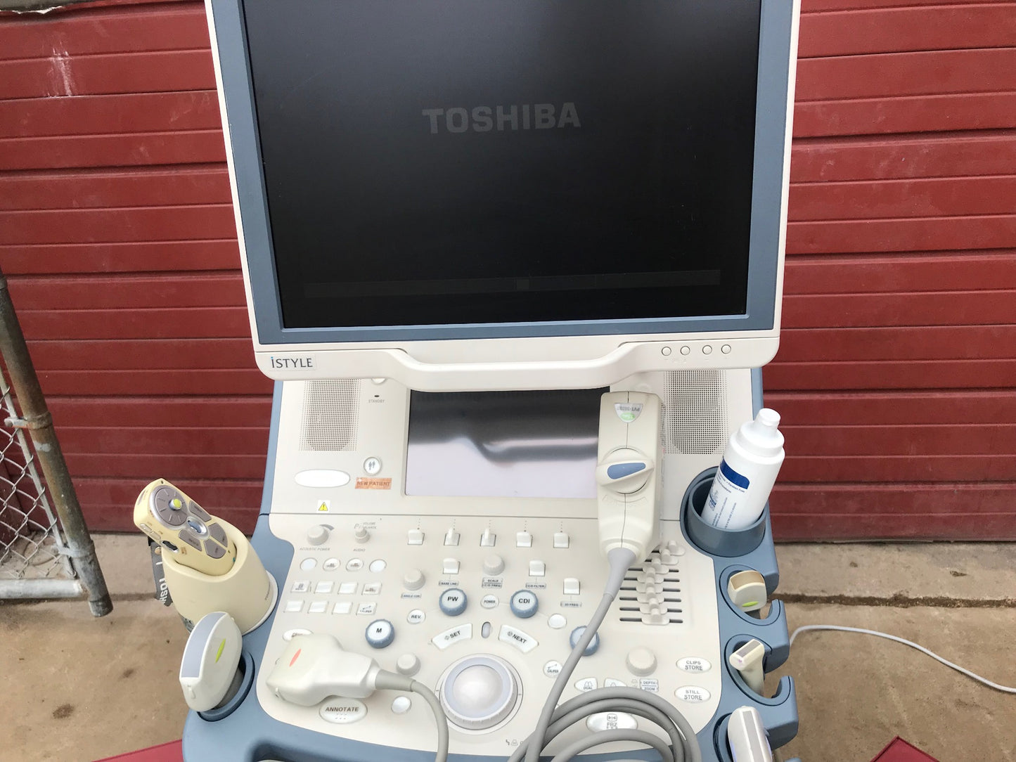 TOSHIBA XARIO XG ULTRASOUND BIOPSY ADAPTOR UAGV-027A UIIA-66IA PROBES WATCHVIDEO