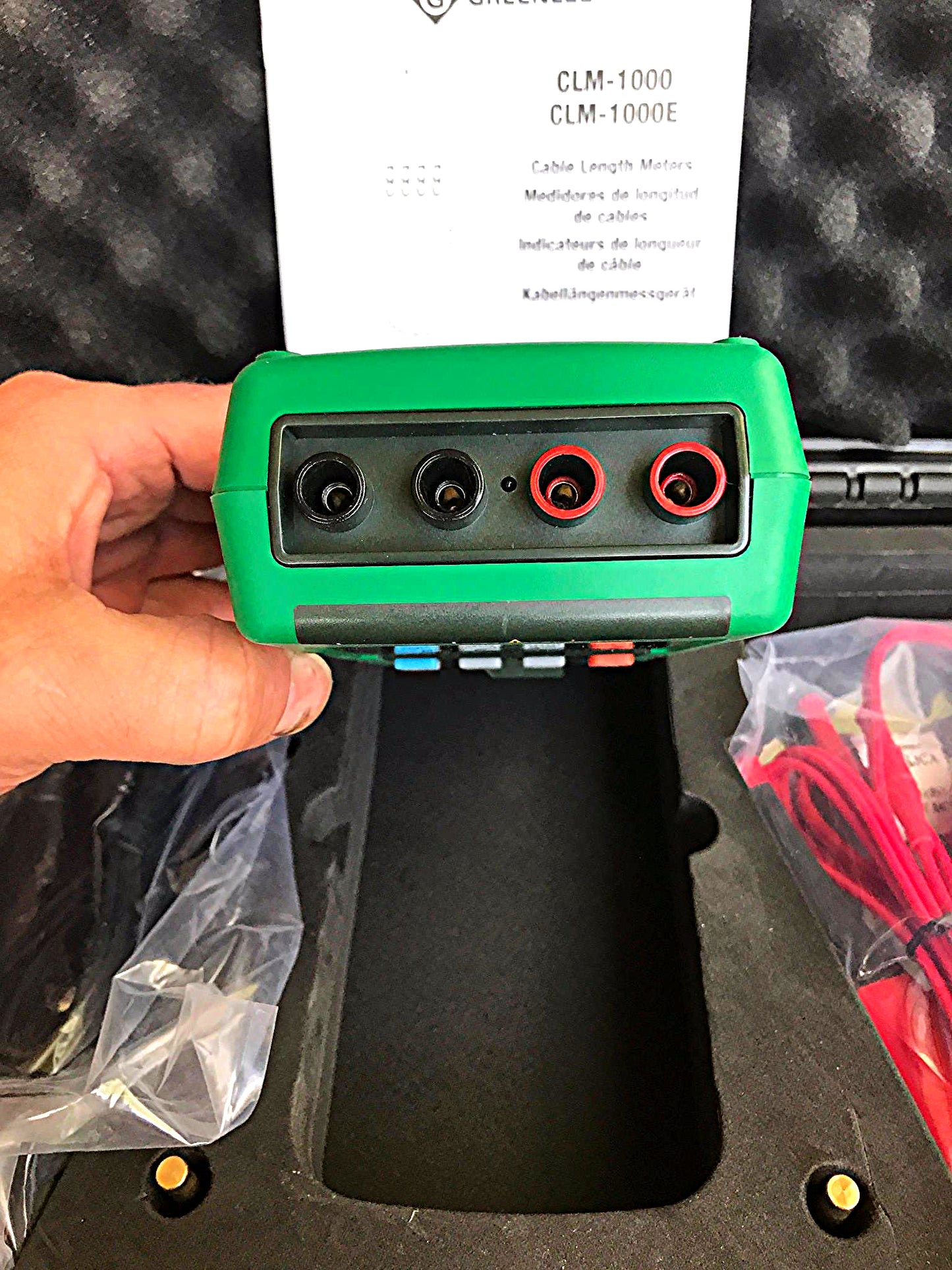 BRAND NEW & CASE GREENLEE CLM-1000 SINGLE CONDUCTOR CABLE LENGTH METER FREE SHIP