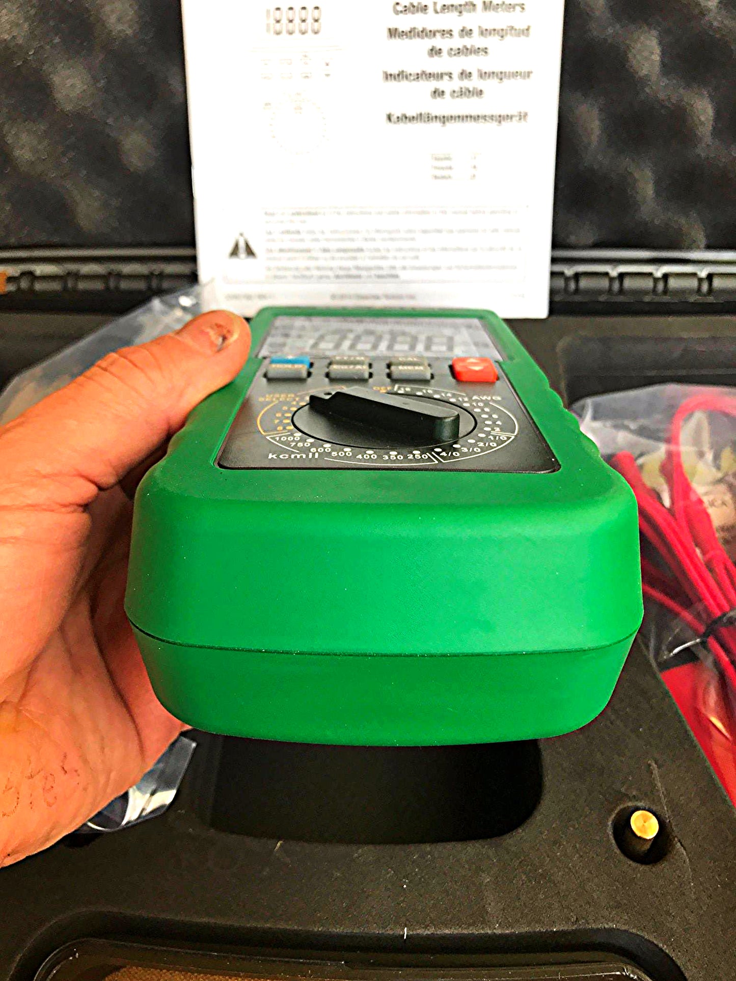 BRAND NEW & CASE GREENLEE CLM-1000 SINGLE CONDUCTOR CABLE LENGTH METER FREE SHIP