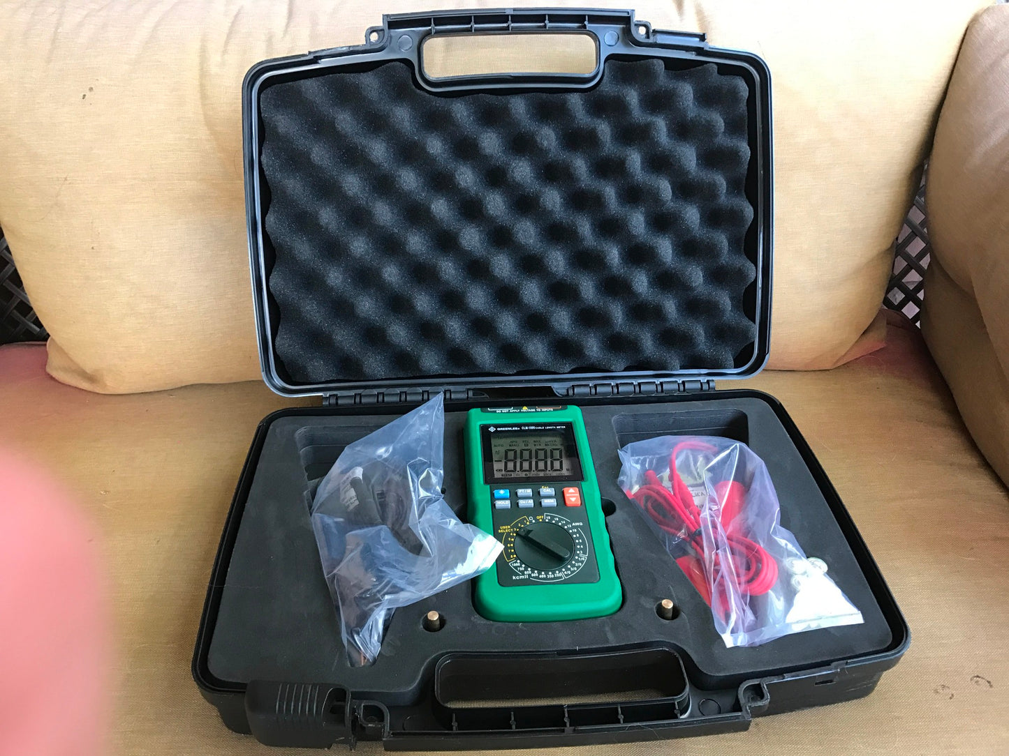 BRAND NEW & CASE GREENLEE CLM-1000 SINGLE CONDUCTOR CABLE LENGTH METER FREE SHIP