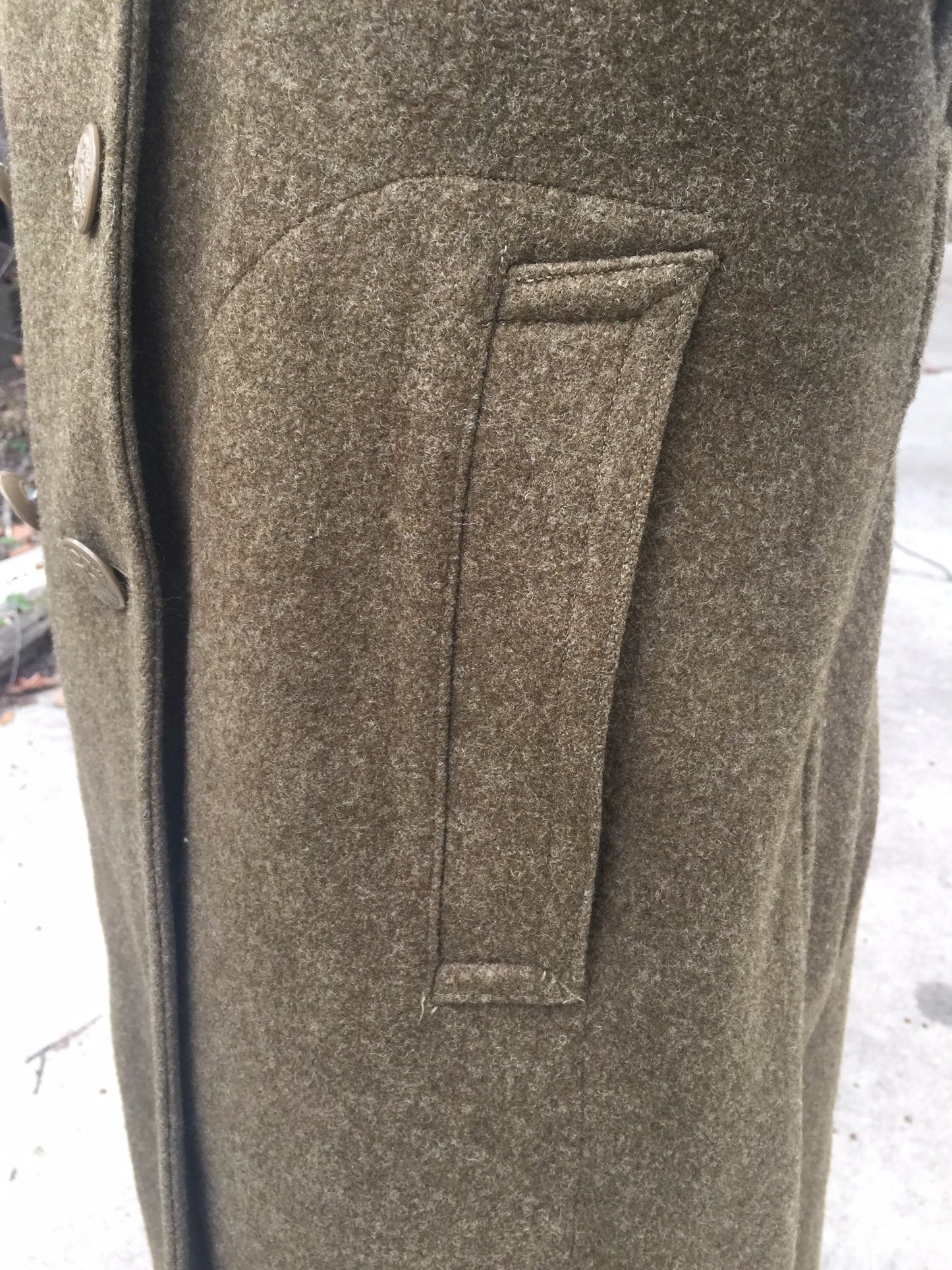 WW II US OVERCOAT