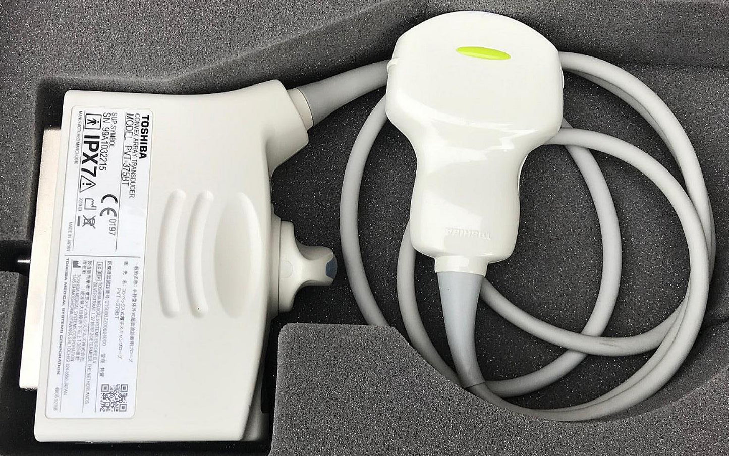 TOSHIBA XARIO XG ULTRASOUND BIOPSY ADAPTOR UAGV-027A UIIA-66IA PROBES WATCHVIDEO