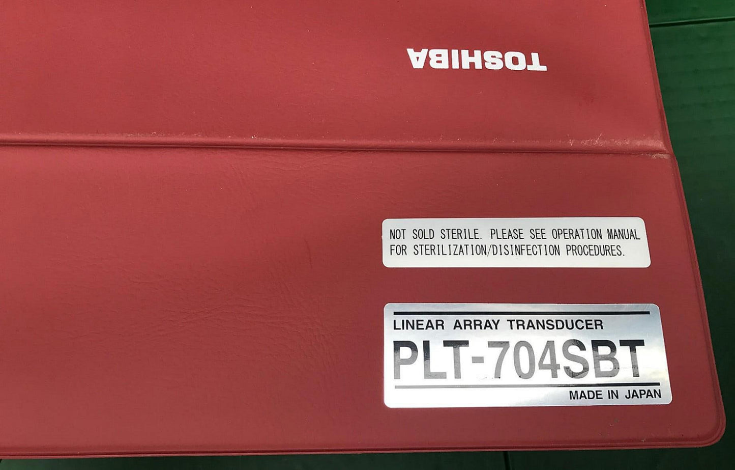 TOSHIBA XARIO XG ULTRASOUND BIOPSY ADAPTOR UAGV-027A UIIA-66IA PROBES WATCHVIDEO