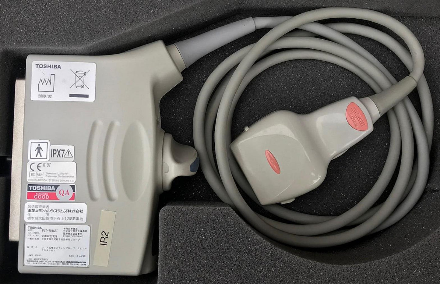 TOSHIBA XARIO XG ULTRASOUND BIOPSY ADAPTOR UAGV-027A UIIA-66IA PROBES WATCHVIDEO