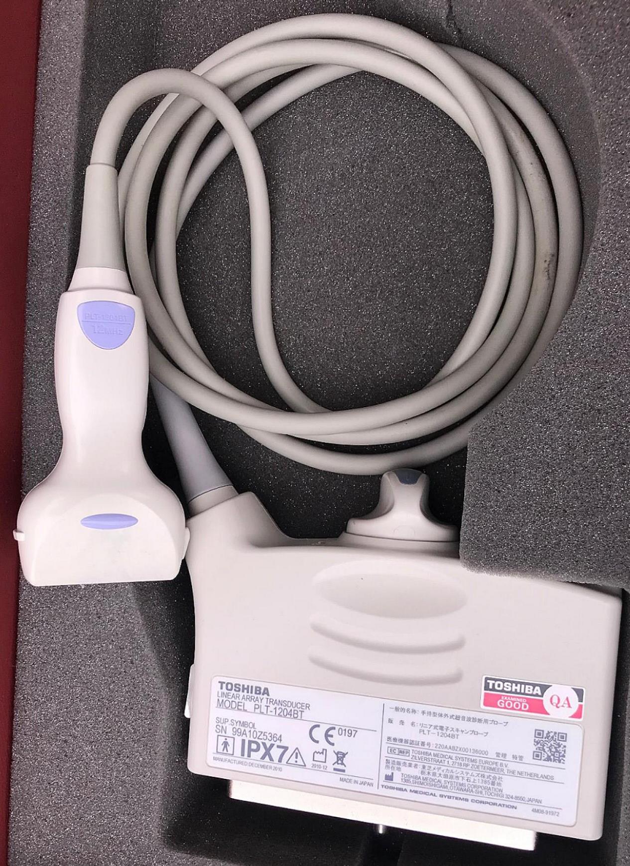 TOSHIBA XARIO XG ULTRASOUND BIOPSY ADAPTOR UAGV-027A UIIA-66IA PROBES WATCHVIDEO