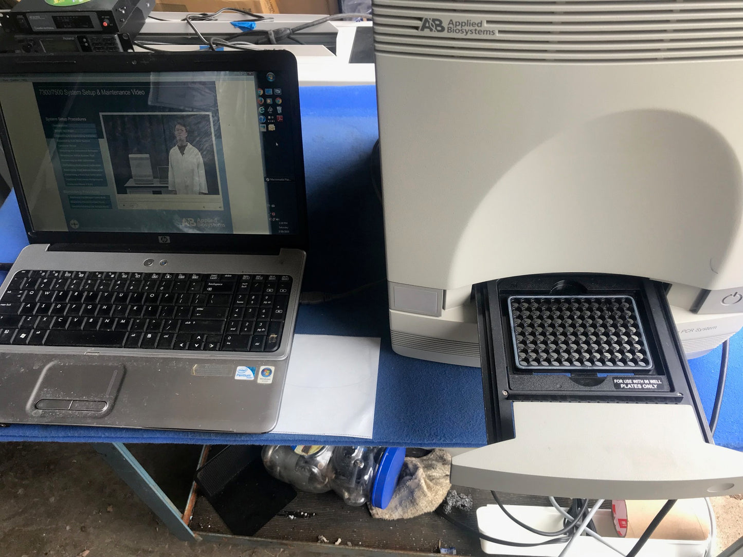 APPLIED BIOSYSTEMS 7300 Real-Time PCR System DVD & MANUAL WATCH VIDEO *WARRANTY*