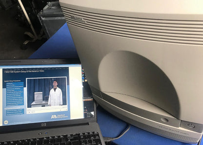 APPLIED BIOSYSTEMS 7300 Real-Time PCR System DVD & MANUAL WATCH VIDEO *WARRANTY*
