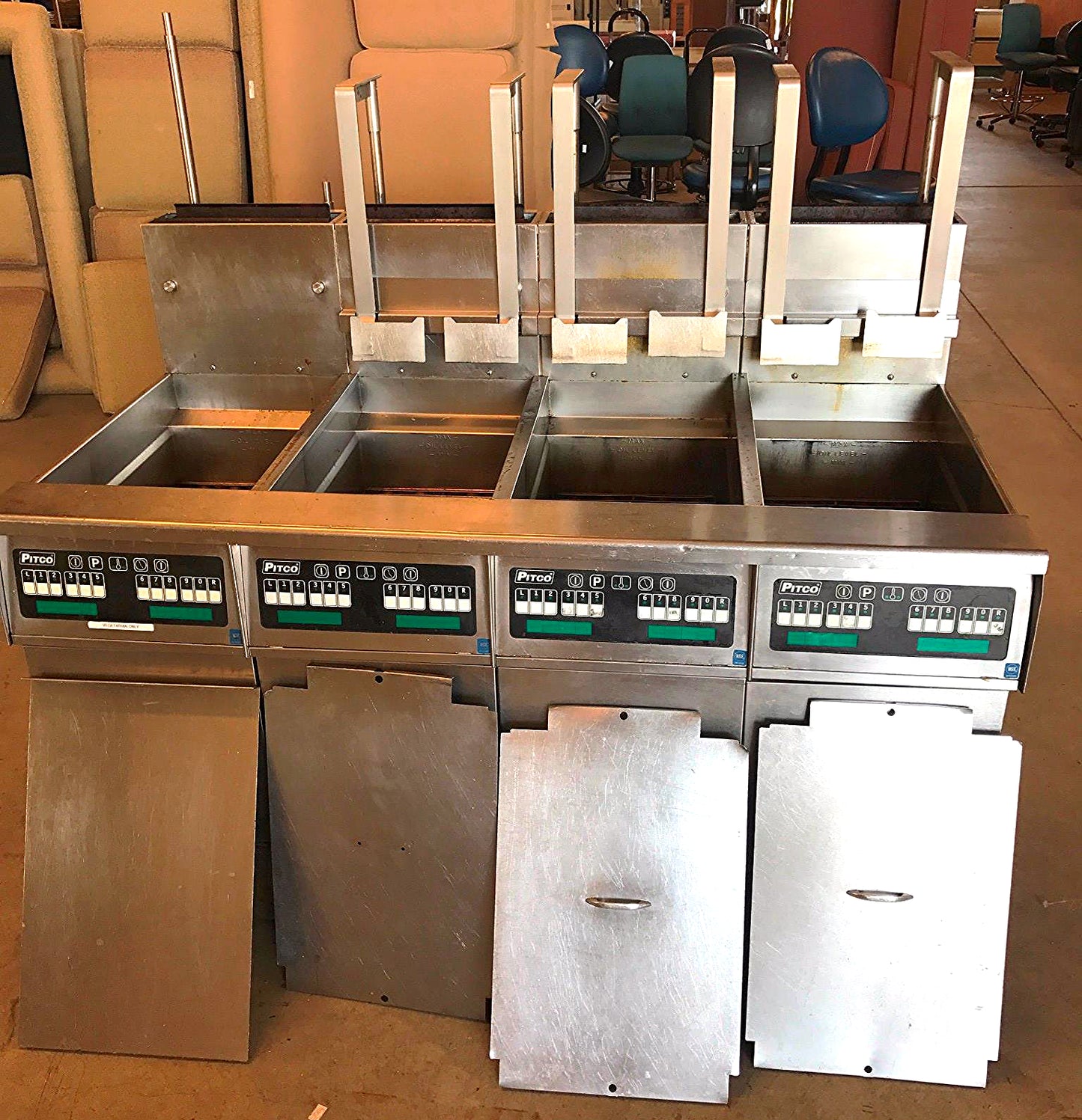 PITCO SG14R DIGITAL 80-100LB SOLSTICE GAS DEEP FRYER FILTER DUMP DRAWER FREESHIP