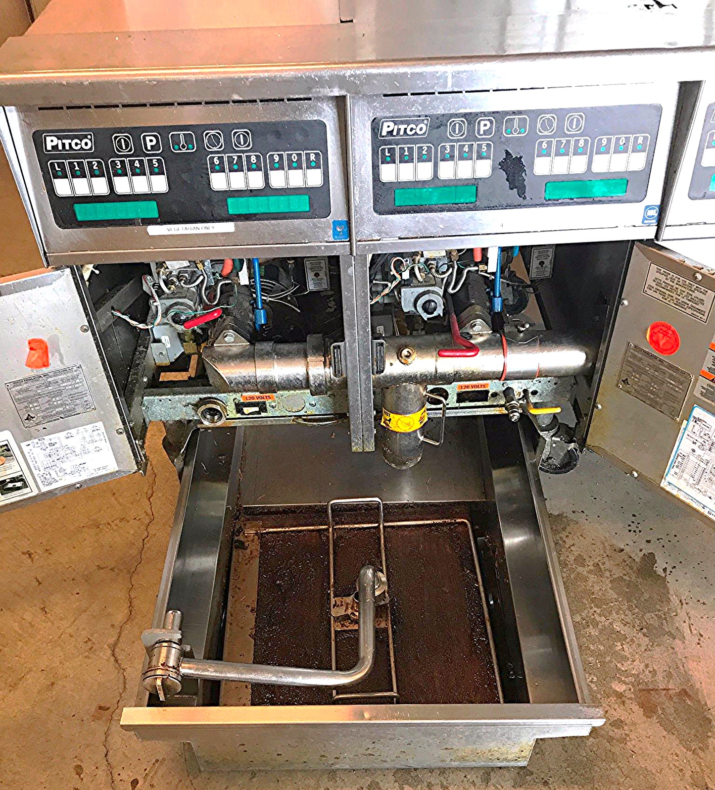 PITCO SG14R DIGITAL 80-100LB SOLSTICE GAS DEEP FRYER FILTER DUMP DRAWER FREESHIP