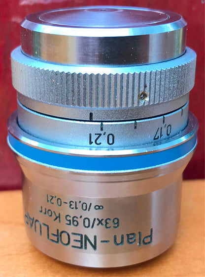 VERY RARE AUCTION for ZEISS PLAN-NEOFLUAR 63x0,95 KORR LENS 100%CONDIT FREE SHIP