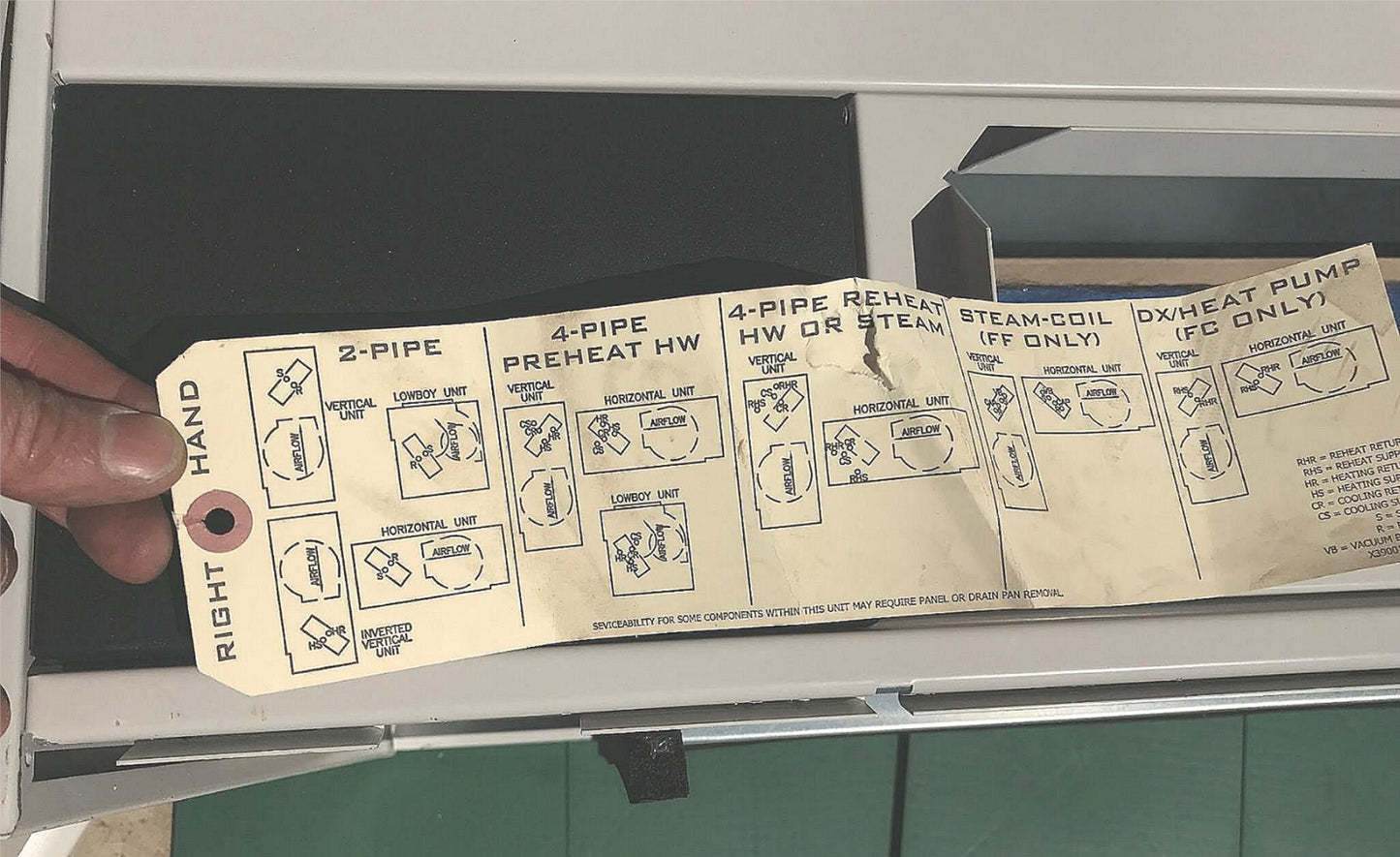 UNI TRANE FCCB0401CAVF00AB4M Q-CYCLE FAN COIL AIR CONDITIONER HEATER HOTEL MOTEL