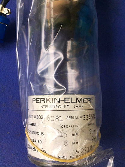 BRAND NEW PERKIN ELMER INTENSITRON LAMP 303-6081 BULB LIGHT IN BOX FREE SHIPPING