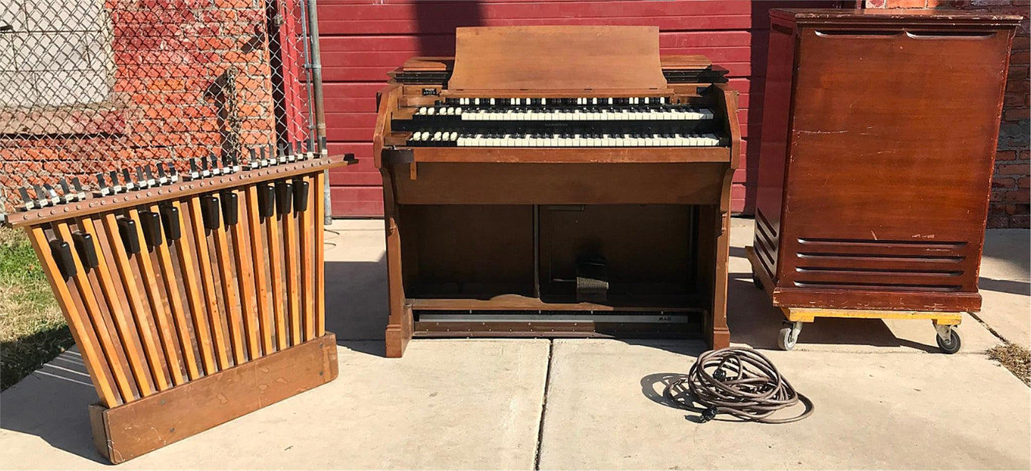 HAMMOND CV ORGAN & LESLIE 21-H ELECTRONICALLY REFURBISHED WATCH VIDEO FREE SHIP