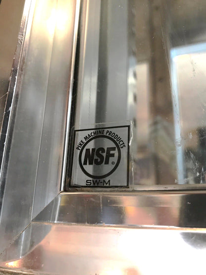 DELFIELD 3 TIER GLASS SPLIT DOOR PASS THROUGH REACH IN REFRIGERATOR FREESHIP