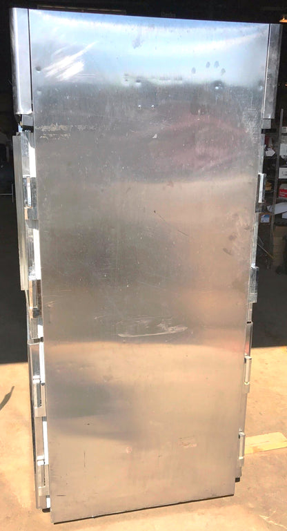 DELFIELD 3 TIER GLASS SPLIT DOOR PASS THROUGH REACH IN REFRIGERATOR FREESHIP