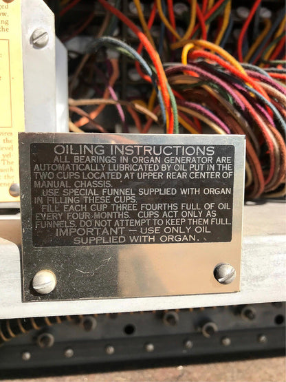 HAMMOND CV ORGAN & LESLIE 21-H ELECTRONICALLY REFURBISHED WATCH VIDEO FREE SHIP