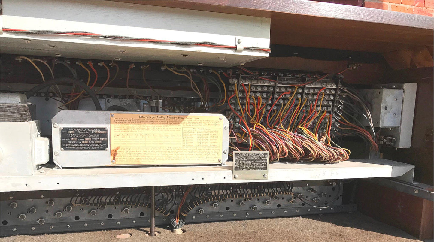 HAMMOND CV ORGAN & LESLIE 21-H ELECTRONICALLY REFURBISHED WATCH VIDEO FREE SHIP