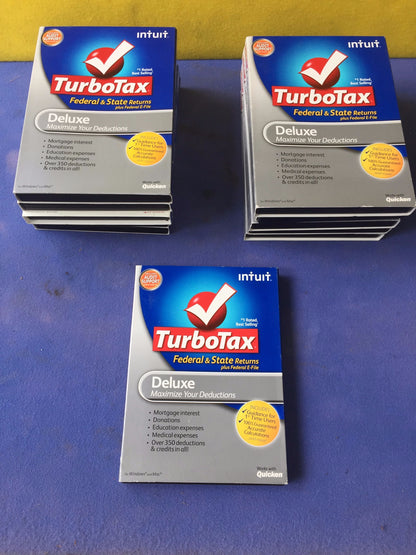 TURBOTAX DELUXE FEDERAL & STATE RETURNS 2011 FREE SHIPPING